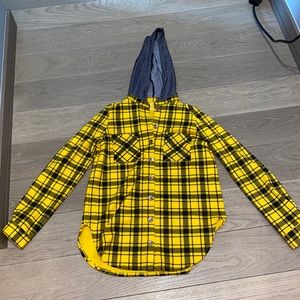 Celestial Bodiez Plaid Hoodie